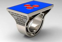 Amir Temur state ring | 3D