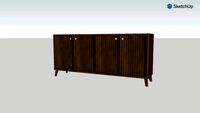 Buffetero Madecor Eiffel Contemporáneo de madera