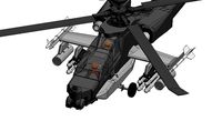 Apache attack helicopter design 3D Model | 3D