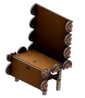 Multi Function Furniture-Chair Bed For Kid V1 | 3D