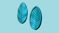Guava Tree Leaf - Molding Arrangement EVA Foam Craft | 3D