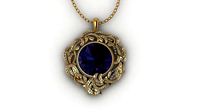 luxury pendant - locket | 3D