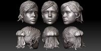 ONE6 SCALE HEAD - ELLEN PAGE - KITTY PRYDE - MOVIE VER | 3D