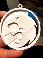 Witcher Wolf Medallion From Netflix Nightmare of the Wolf STL | 3D