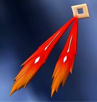 Genshin Impact Klee Cosplay accessories  FEATHER RED | 3D