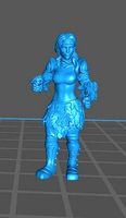 Fantasy Football Female Blitzer 06 | 3D