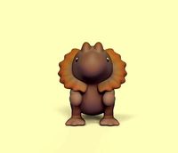 Cute Dilophosaurus | 3D