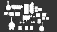 War tank with turret options | 3D