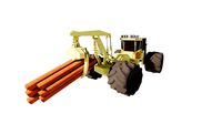 wood cutting machine- transporting wood  | 3D