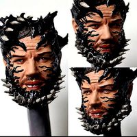 Venom Tom Hardy Head Sculpt for Custom Action Figures | 3D