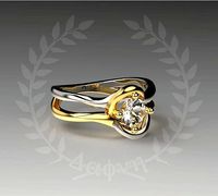 Twisted Engagement Ring | 3D