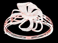 LUXURY DIAMOND BOW BANGLE 2275 | 3D