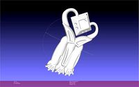 Final Fantasy XIV Dancer Back Pendant Printable Model | 3D