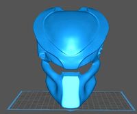 predator mask with dreadlock hole | 3D