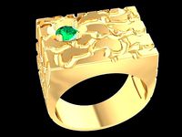 LUXURY DIAMOND RING FOR MEN 2153 | 3D