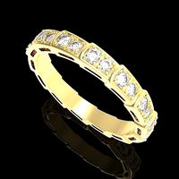 RING BVLGARI SERPENTI VIPER DIAMONDS | 3D