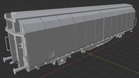 H0 1-87 scale Hbbills 308 freight car | 3D