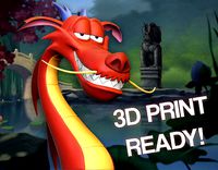 Mushu Bust | 3D