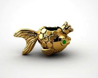 pandora charm fishe | 3D