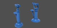 Yamato Binoculars scale 1-100 | 3D
