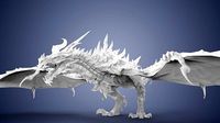 Dragon Alduin from the game Skyrim | 3D