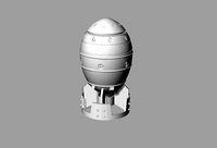 Fallout Mini Nuke Miniature Prop Replica | 3D
