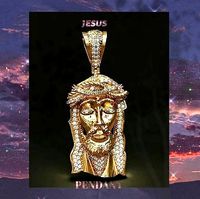 Jesus diamond  Hip Hop  pendant | 3D