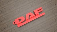 DAF  logo keychain | 3D