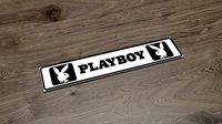 Keychain nameplate logo Playboy | 3D