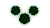 flower pendant set locket set  | 3D