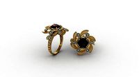 Indain style ring 375 | 3D