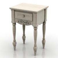 Bedside table 3D Model