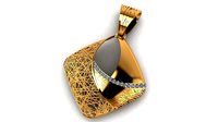 Lozenge pendant | 3D