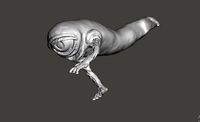One eyed monster vintage space toy scan | 3D