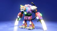 Neon Tiger | 3D