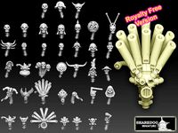 Skulls Megapack ROYALTY FREE VERSION | 3D