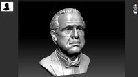Don Corleone Bust | 3D