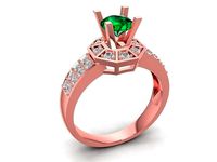 diamond ring for women 1149 | 3D