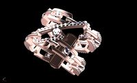 ring messika gigi hadid movable | 3D