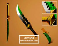 Lostvayne Meliodas Sword - Seven Deadly Sins | 3D