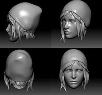 Chloe Price  Life Is Strange Head | 3D