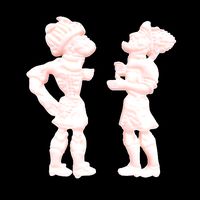 Hacivat and Karagoz Characters | 3D