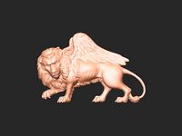 Winged Lion | 3D