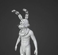 nightmare bonnie mask | 3D