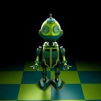 Young Robot Courier | 3D