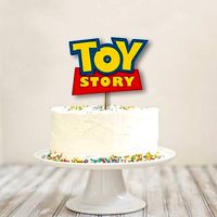 CAKE TOPPER TOY STORY LOGO | 3D