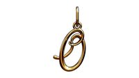Alphabet Initial pendant letter O | 3D