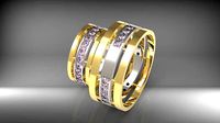 Amazing pair rings | 3D