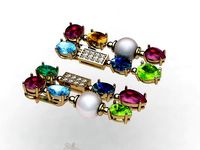 Earrings Bulgari ready for 3d print | 3D
