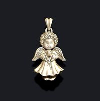 baby angel pendant | 3D